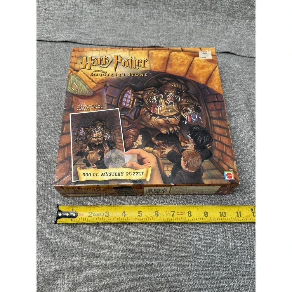 Vintage 2000 Sealed New Harry Potter Puzzle Mystery Book The Sorcerers‎ Stone